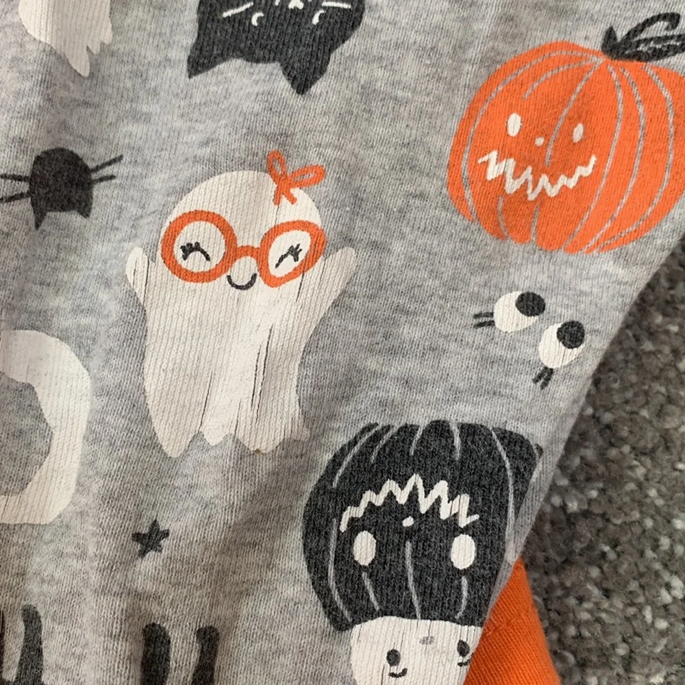 Halloween Outfits Pajama Bundle Cat Ghost 24 months
